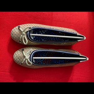 Tommy Hilfinger Dana Rope Ballet Flat Gold Size 5